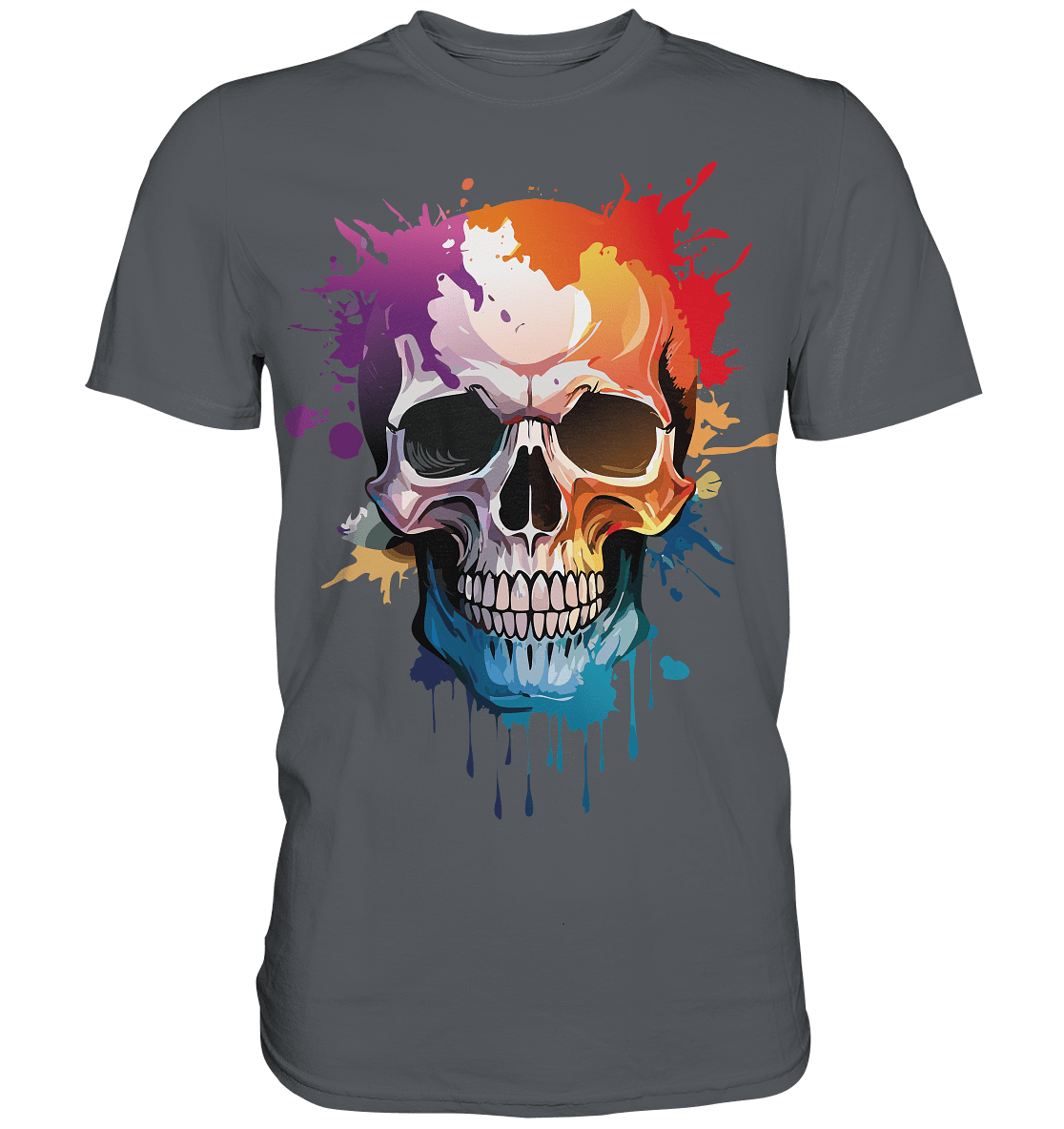 Skull SPLASHEdFOUR - Premium Shirt - Level TenUnisex - Shirts