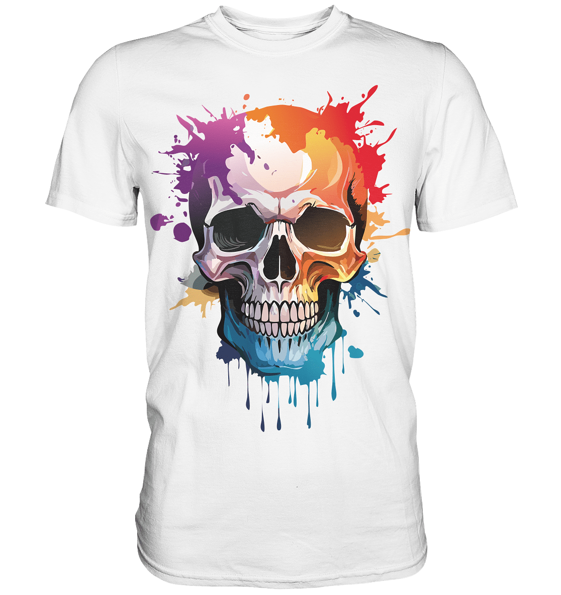 Skull SPLASHEdFOUR - Premium Shirt - Level TenUnisex - Shirts