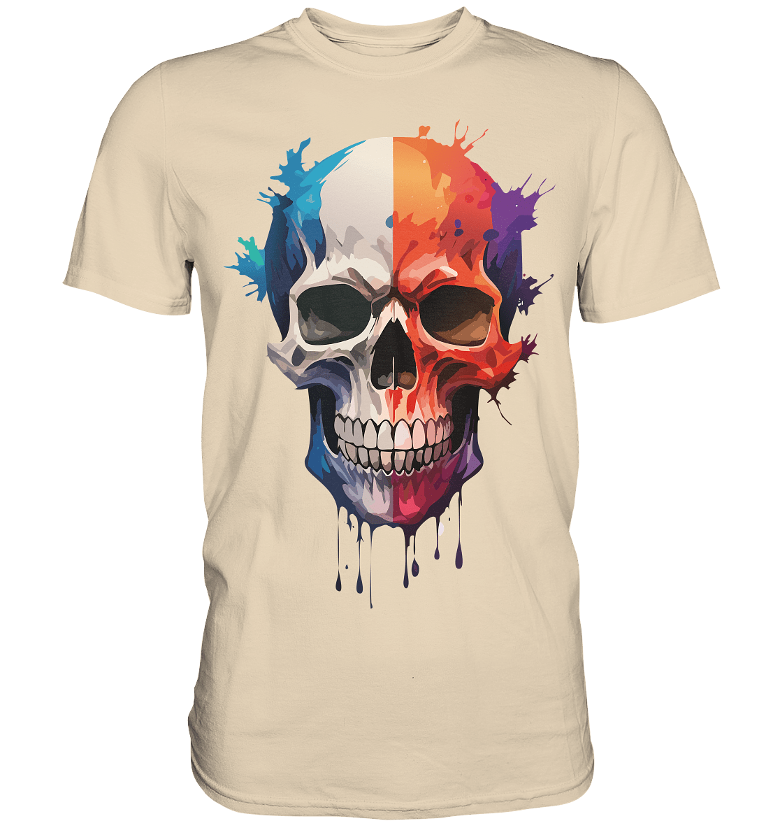 Skull SPLASHEdSIX - Premium Shirt - Level TenUnisex - Shirts