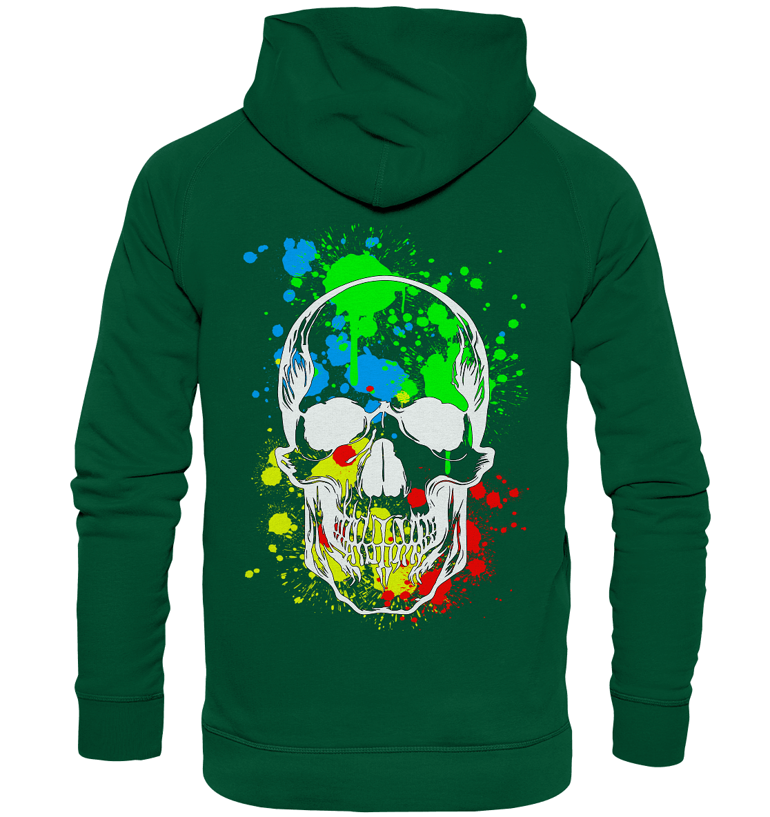 Skull White - Basic Unisex Hoodie - Level TenHoodies