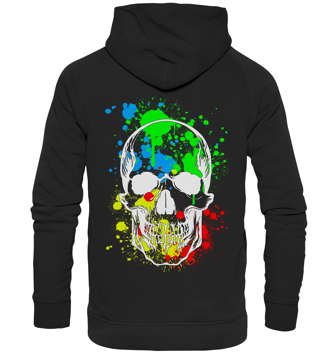 Skull White - Basic Unisex Hoodie - Level TenHoodies