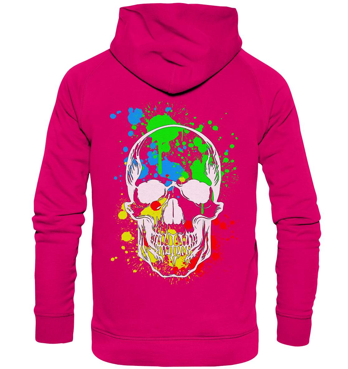 Skull White - Basic Unisex Hoodie - Level TenHoodies