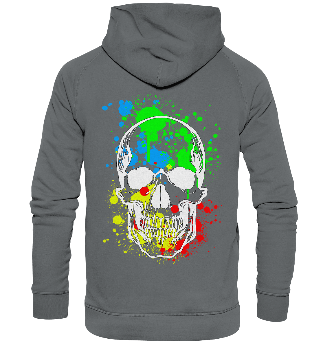 Skull White - Basic Unisex Hoodie - Level TenHoodies