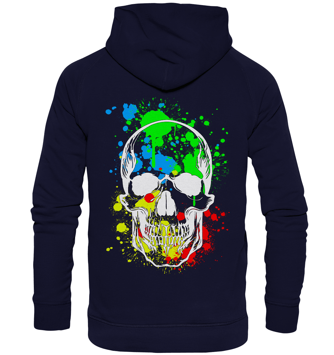 Skull White - Basic Unisex Hoodie - Level TenHoodies