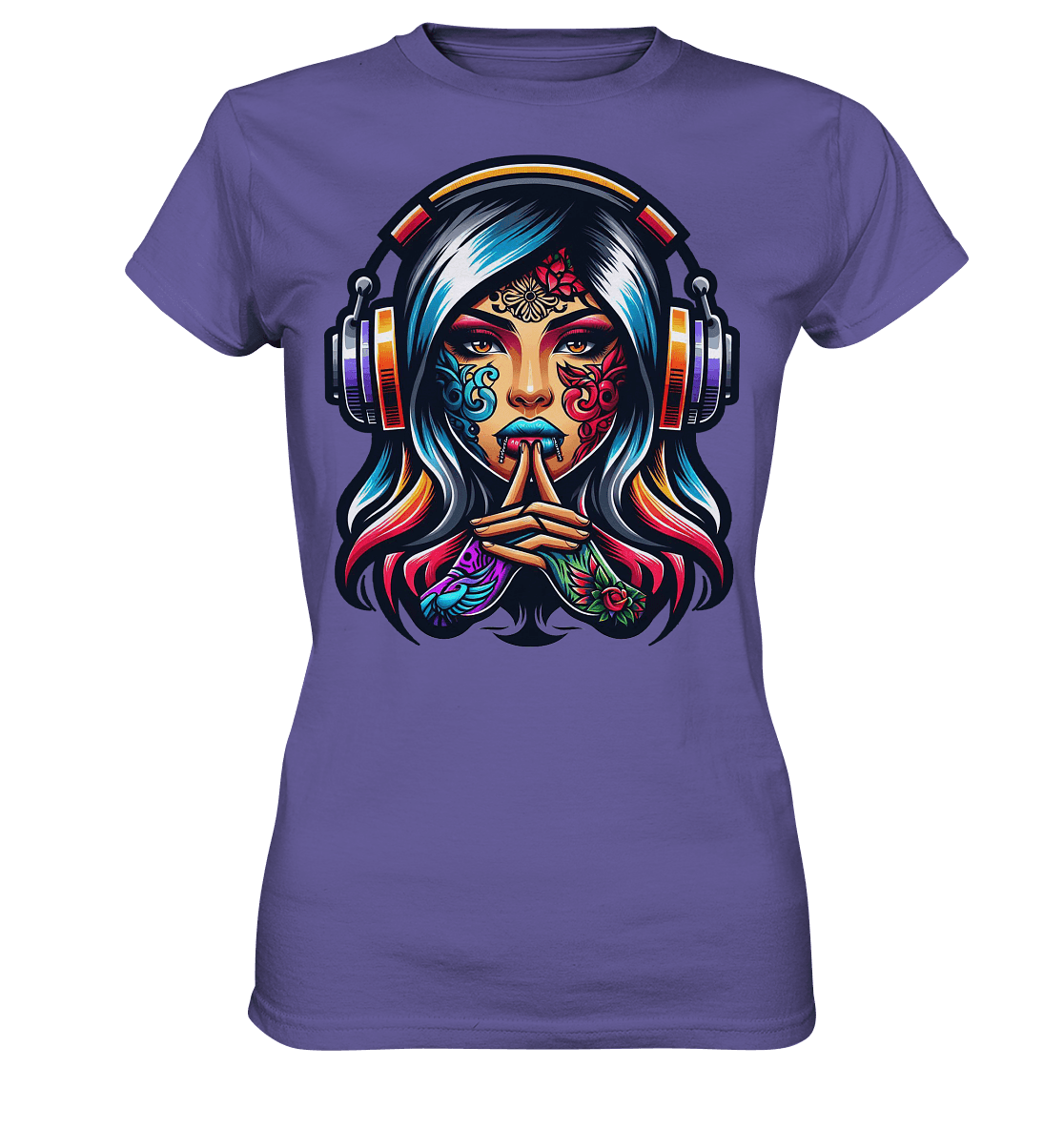 Sound of Silence - Ladies Premium Shirt - Level TenLady-Shirts