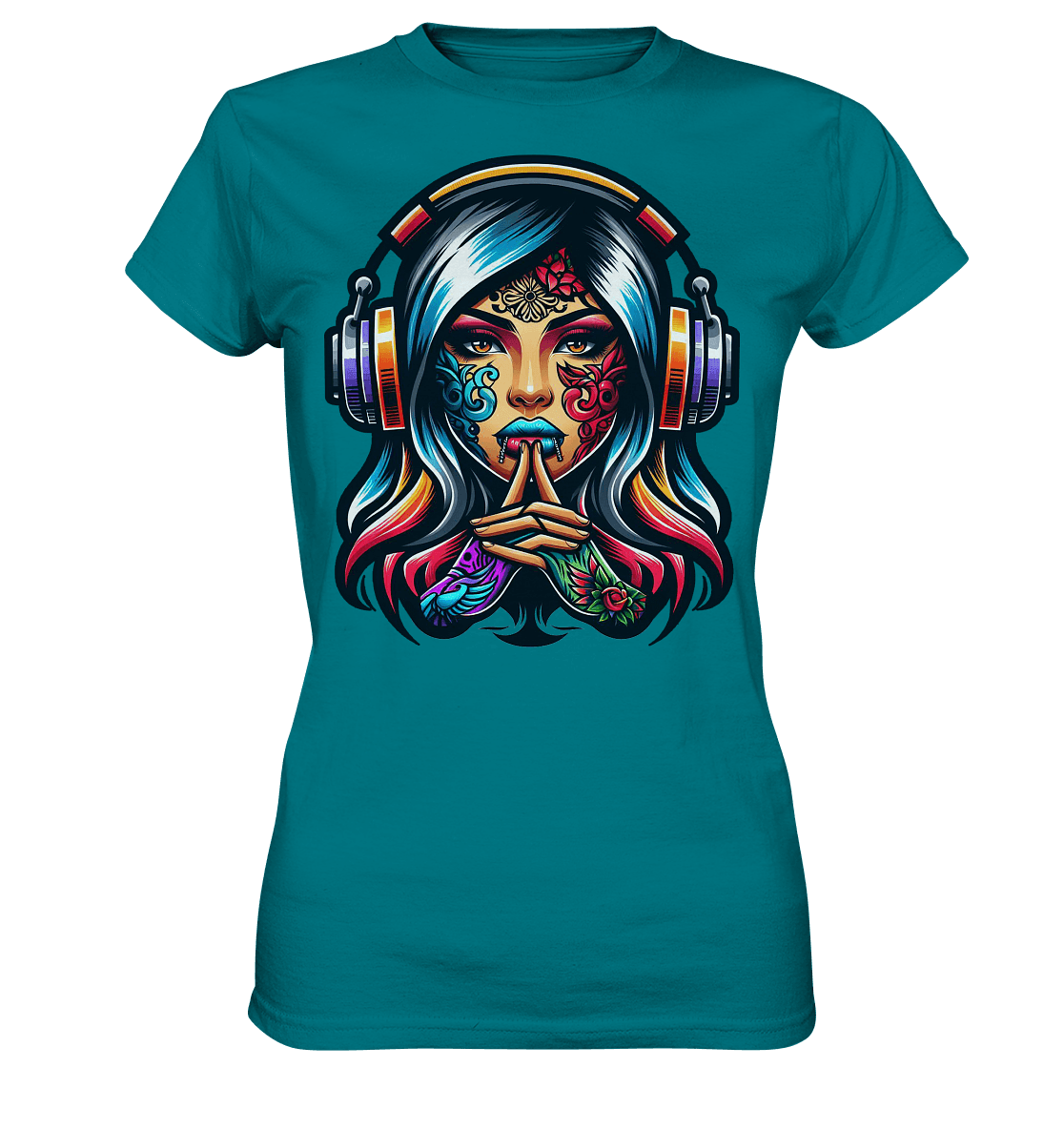 Sound of Silence - Ladies Premium Shirt - Level TenLady-Shirts