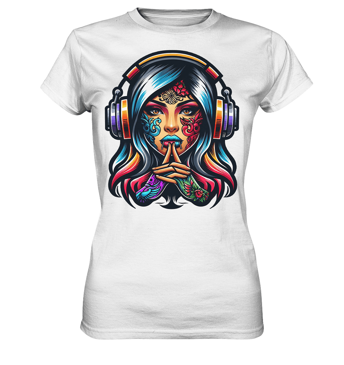 Sound of Silence - Ladies Premium Shirt - Level TenLady-Shirts