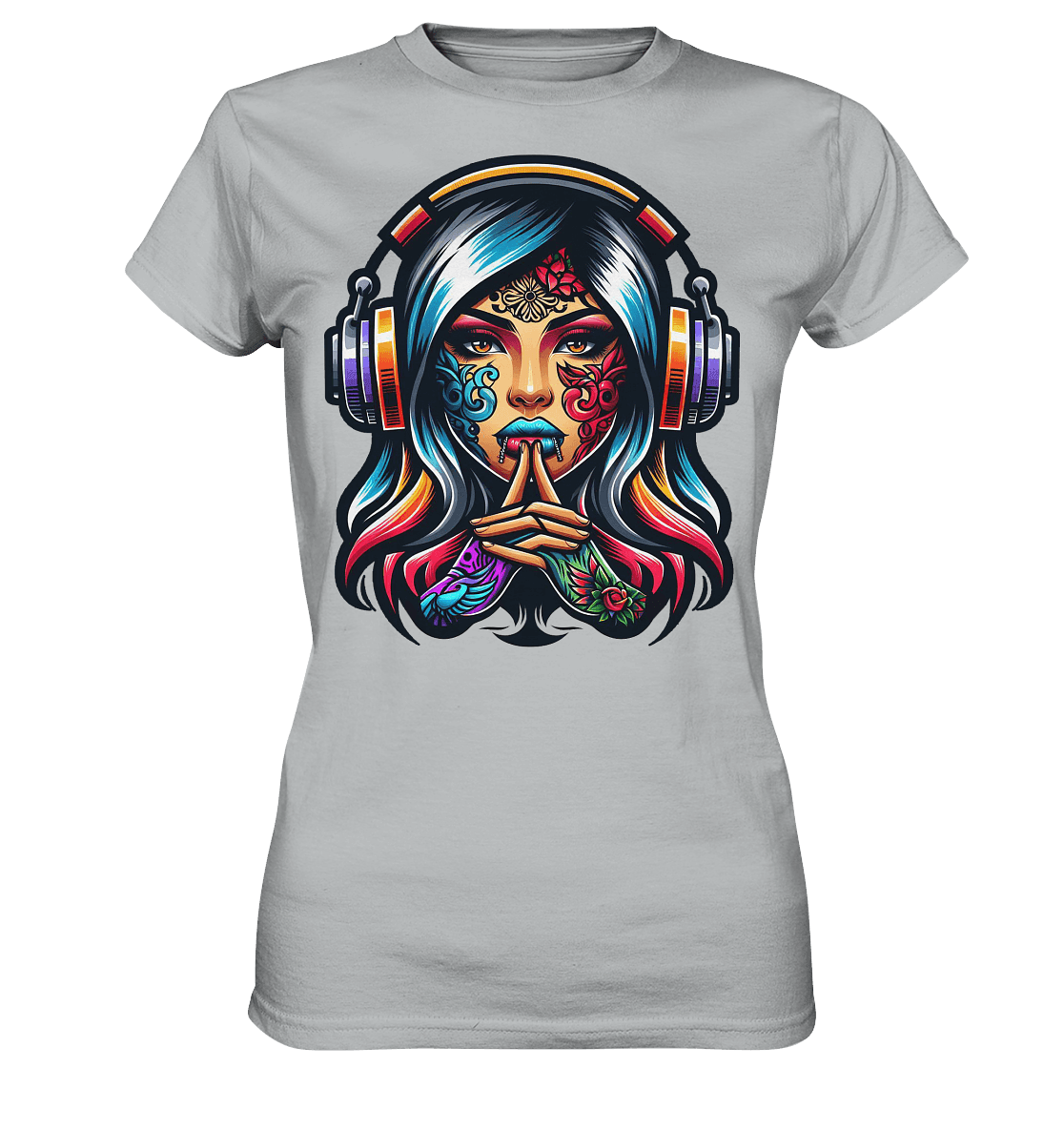 Sound of Silence - Ladies Premium Shirt - Level TenLady-Shirts