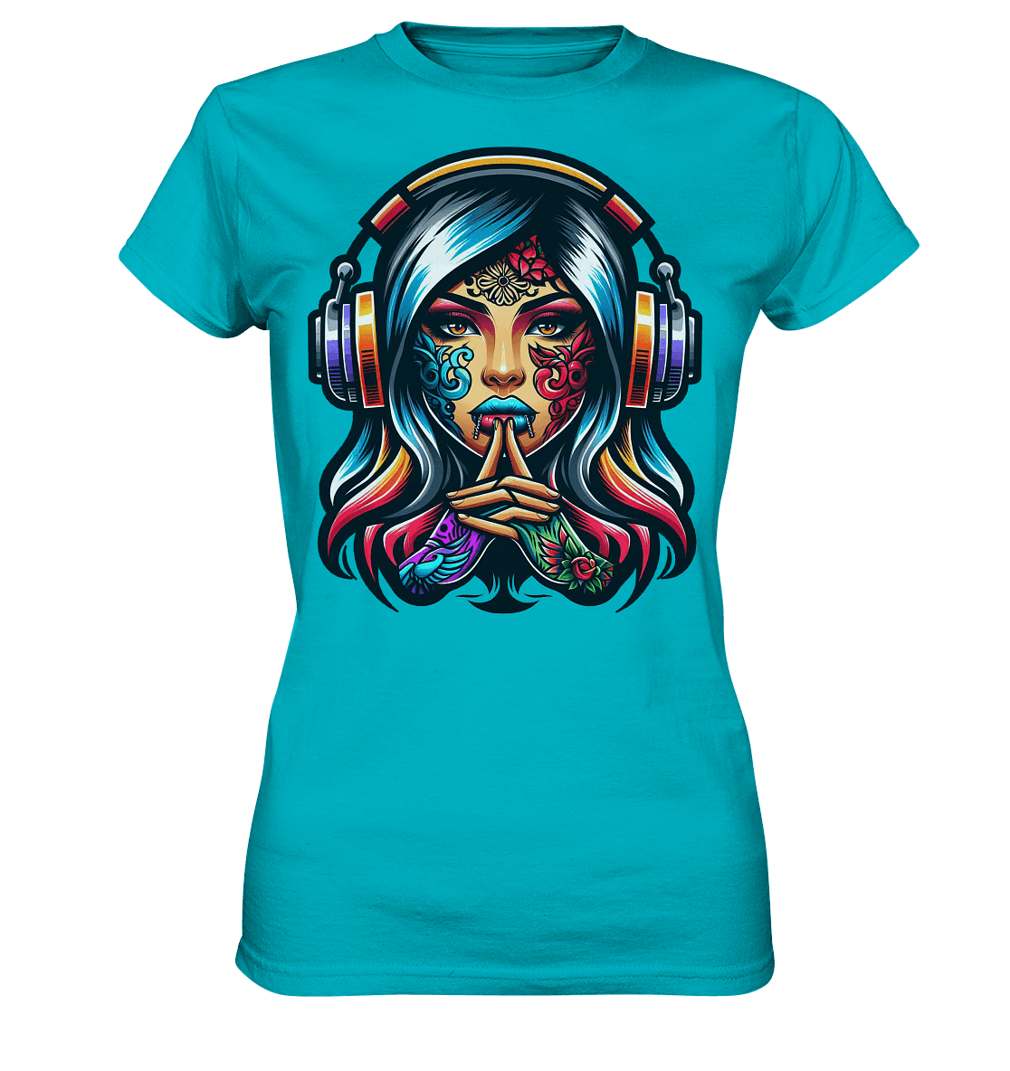 Sound of Silence - Ladies Premium Shirt - Level TenLady-Shirts