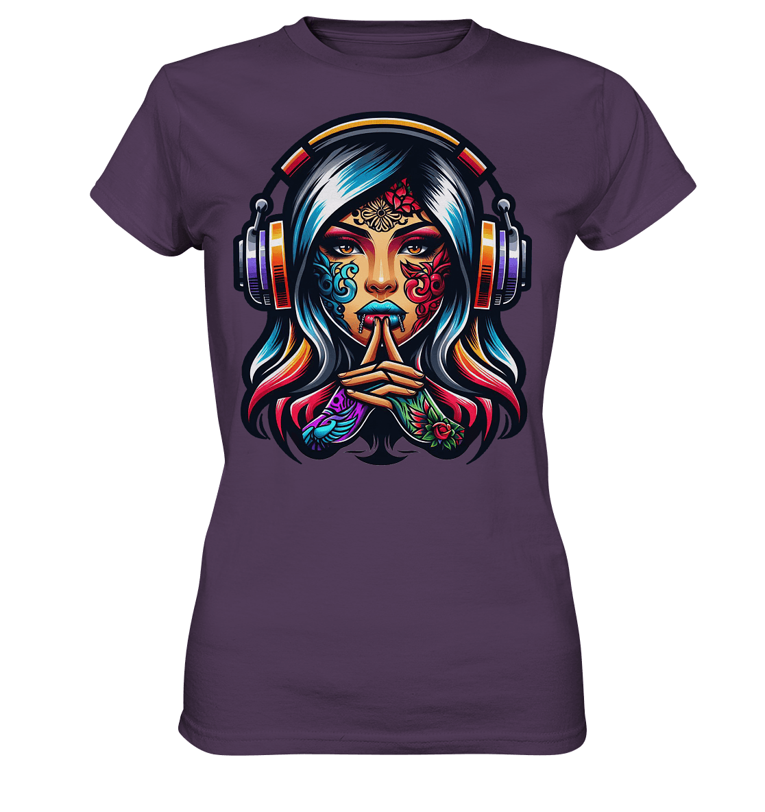 Sound of Silence - Ladies Premium Shirt - Level TenLady-Shirts