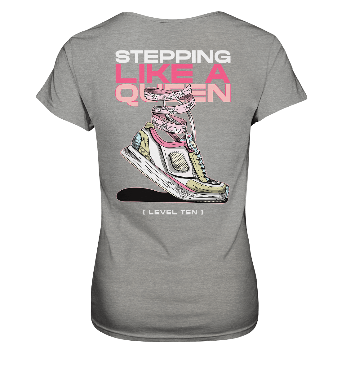 STEP IV - BACKRPINT - Ladies Premium Shirt - Level TenLady-Shirts