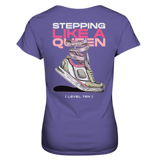 STEP IV - BACKRPINT - Ladies Premium Shirt - Level TenLady-Shirts